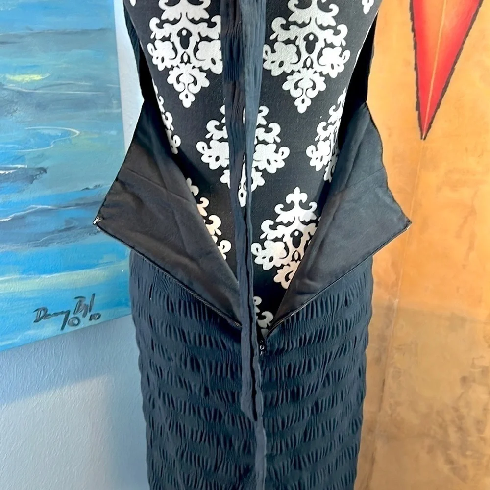 Gorgeous Lightweight Open-Back Halter-Designed Dress,Smocked Fabric,Flirty & Fun - Picture 5 of 10